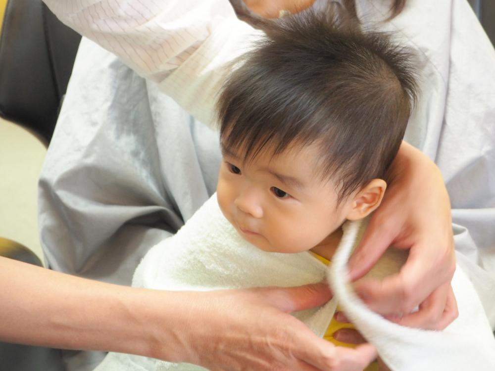 抱っこカットにも対応！親子で安心の時間