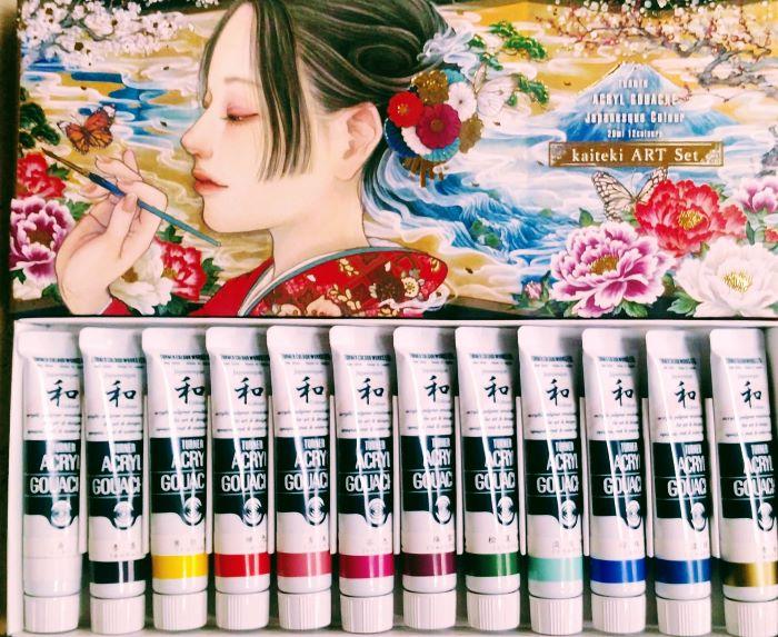 【康生の画材屋】YouTubeで大人気アーティストのパッケージ商品「kaiteki ARTセット」 を販売中（岡崎／彩雲堂／アート）