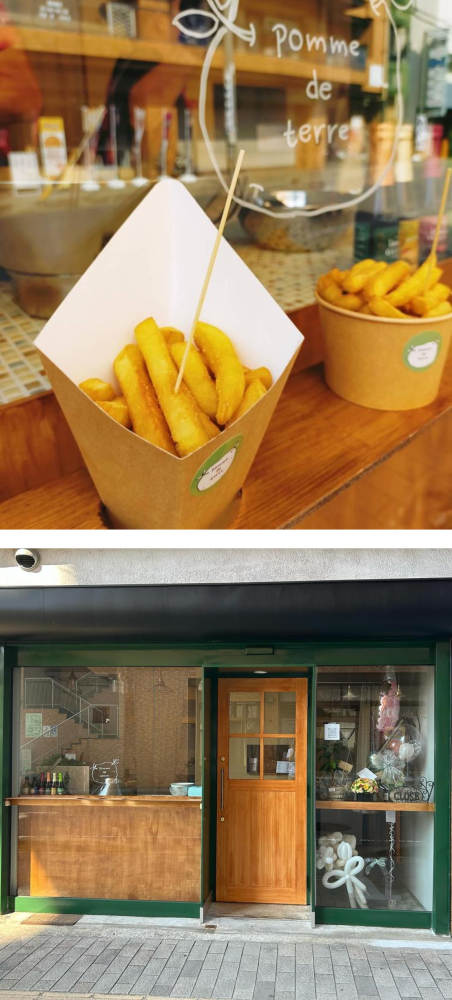 食べ歩きにぴったり！本場ベルギーの味「pomme de terre」（ポム ドゥ テール）