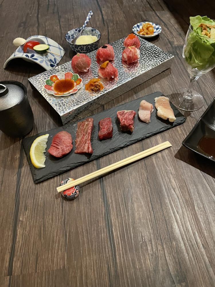 予約限定「手まり寿司＆焼肉ランチ」は特別感たっぷり｜2,200円で贅沢体験