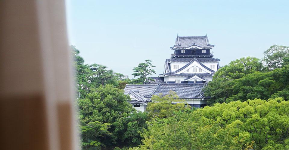 岡崎城が見える最高のロケーション